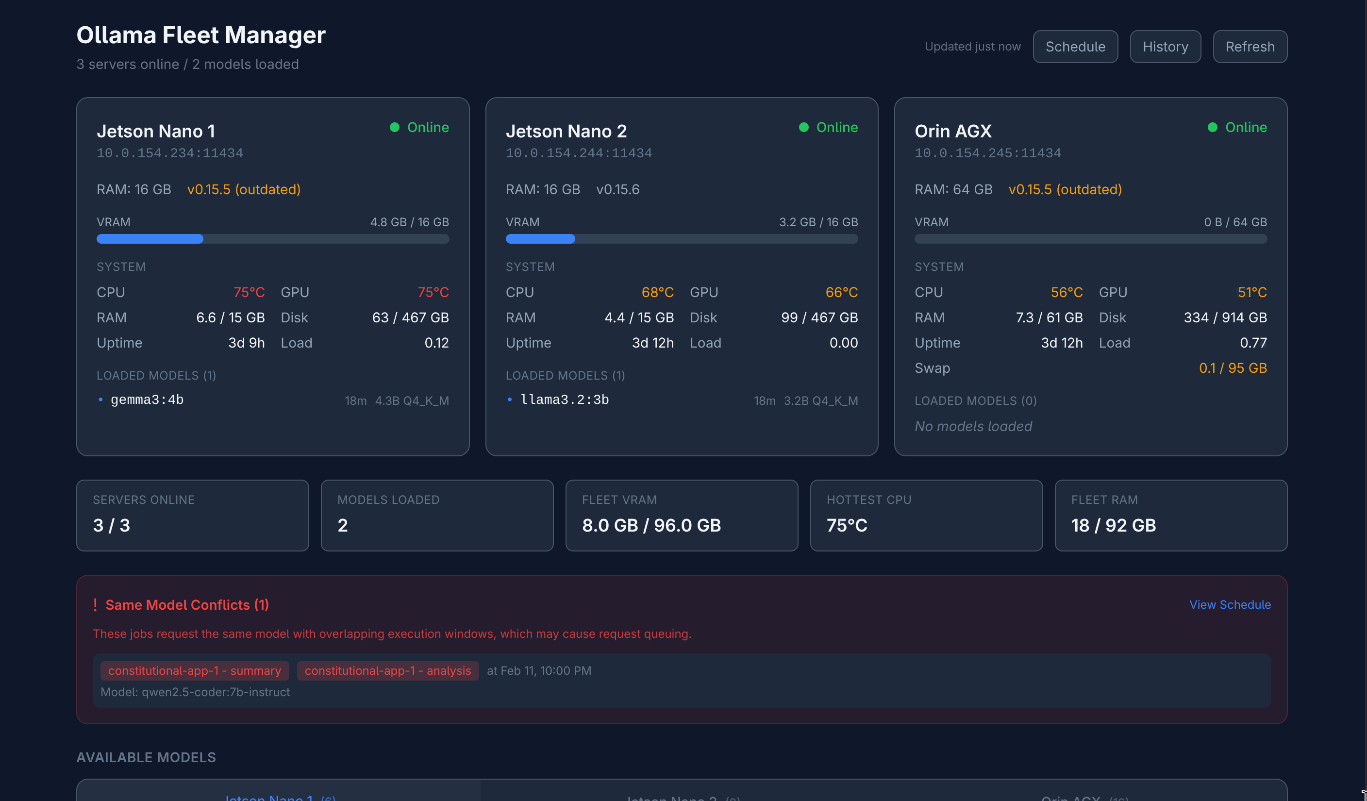 Ollama Fleet Manager